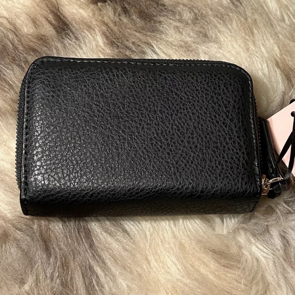 NWT Juicy Couture Breaking The Rules Medium Double Zip Around Wallet - Liquorice - Picture 3 of 6